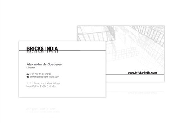 Bricks India - business card