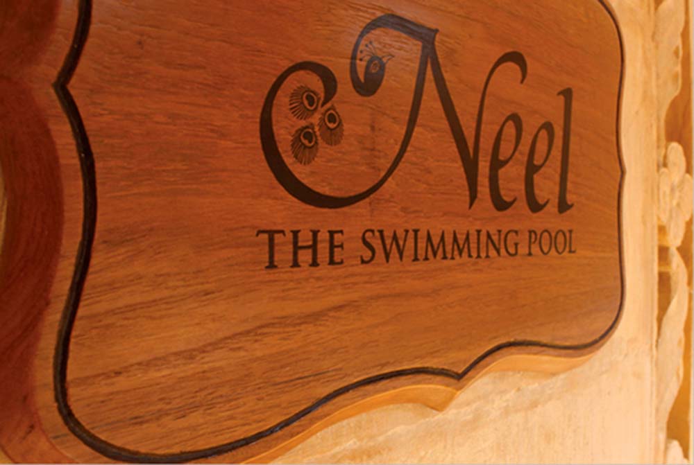 Wooden Sign Boards (swimming pool)
