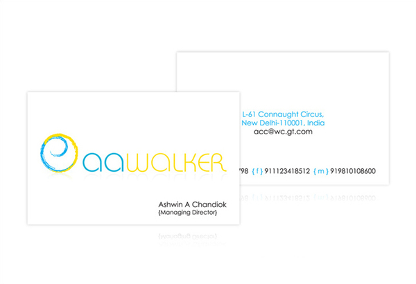 AA Walker - business card