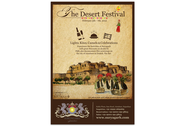Suryagarh, Jaisalmer – The Desert Festival Emailer