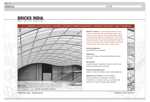 Bricks India - website design-1