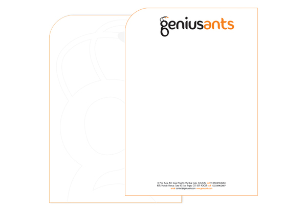 Genius Ants - letterhead