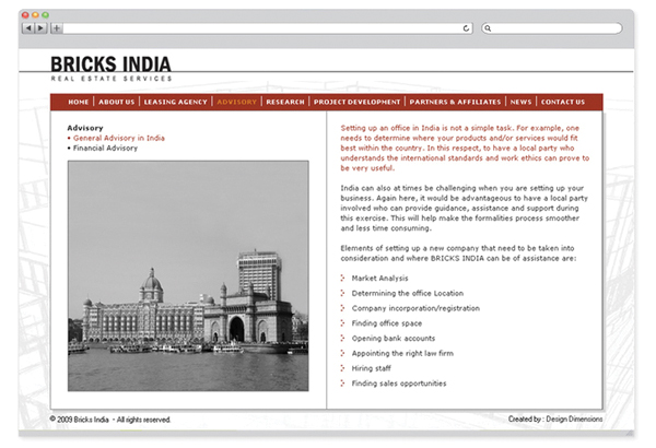 Bricks India - website design-2