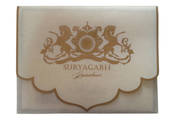 Suryagarh In-room notepads
