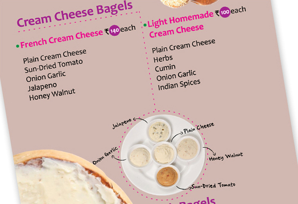 Bagels Cafe menu design-5