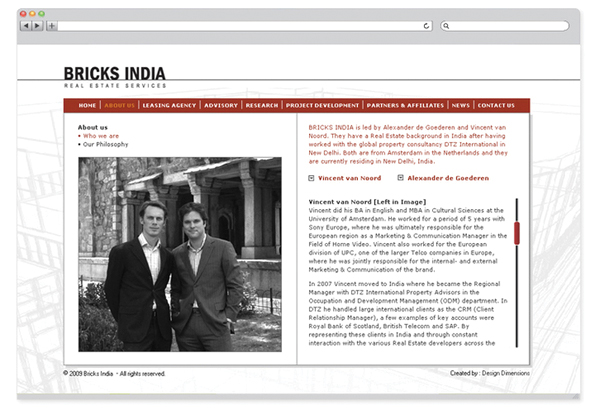 Bricks India - website design-3