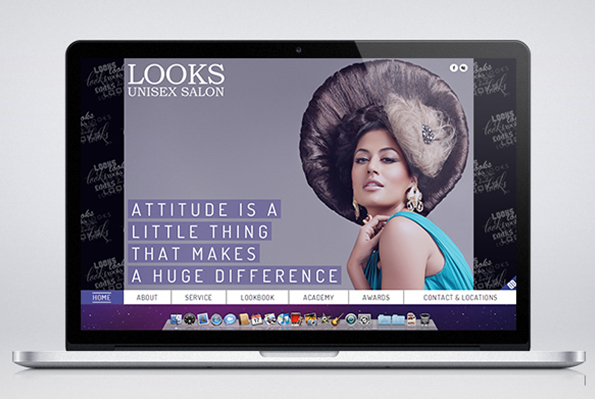 Website Design - Looks Unisex Salon-7
