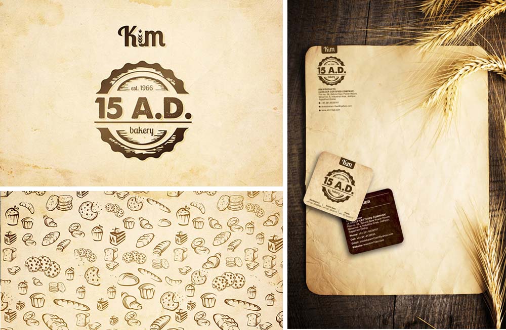 KIM 15 A.D. Logo Design