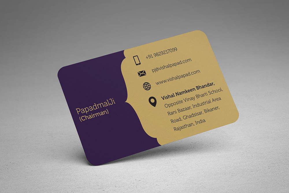 Rounded business card 